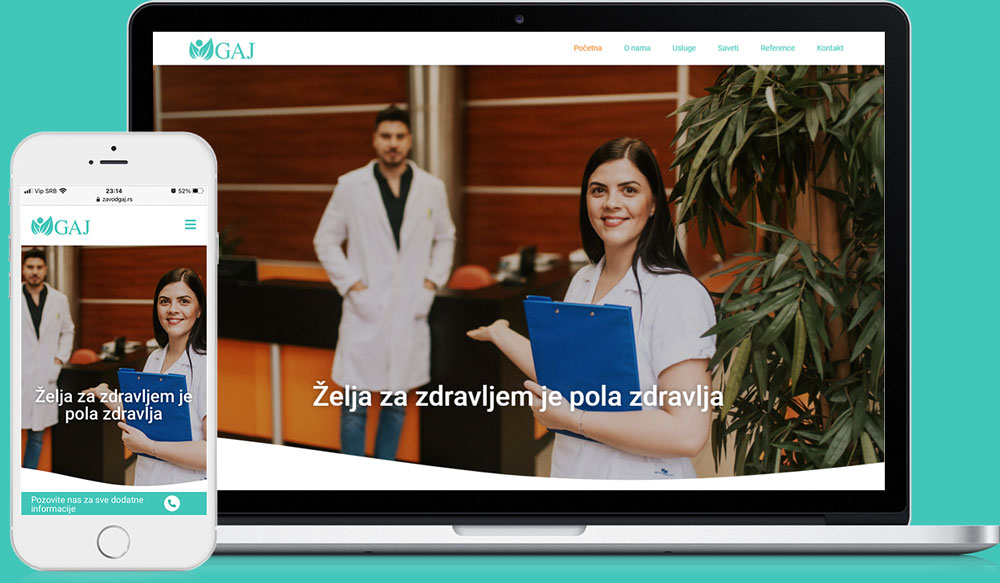 Zavod Gaj website